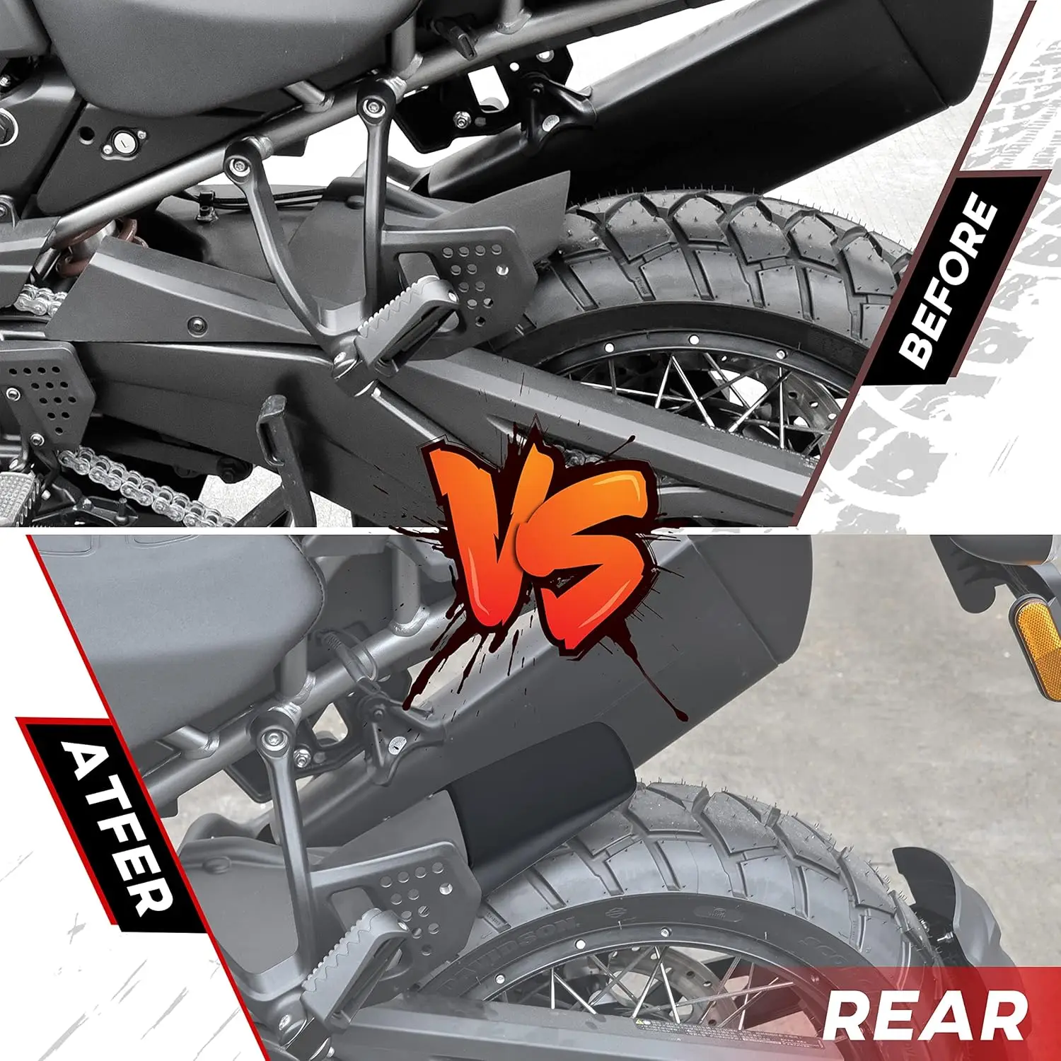 Front & Rear Mudguard Extender Kit for Pan America 1250 2021-2024