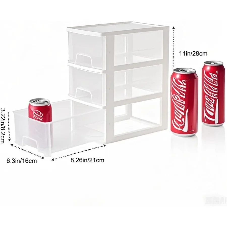 กล่องเก็บของ 3 ชั้น สีขาว พลาสติก สำหรับใช้งานบนโต๊ะทำงานขนาดกะทัดรัด: ทางออกที่ดีที่สุดสำหรับการจัดระเบียบบ้านและสำนักงานอย่างมีประสิทธิภาพ