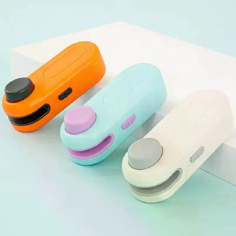 1pcs Mini Heat Bag Sealing Machine Package Sealer Bags Thermal Plastic Food Bag Closure Portable Sealer Kitchen Accessories view 3