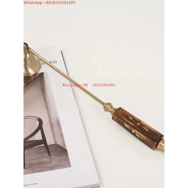 Imported American Retro Brass Handheld Candle Extinguisher Scented Candle Extinguisher Tool Decorative Ornament