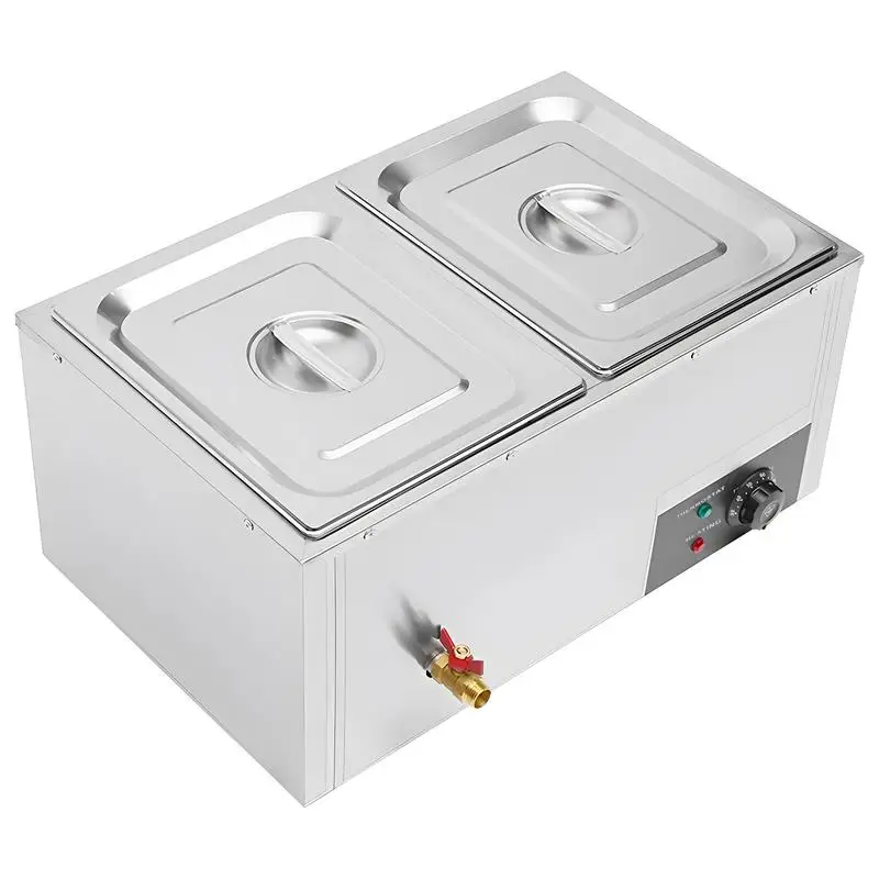 Catering Food Warmers Commercial Stainless Steel Food Warmers Soup Warmer for Efficient Heating Thermostatic Control