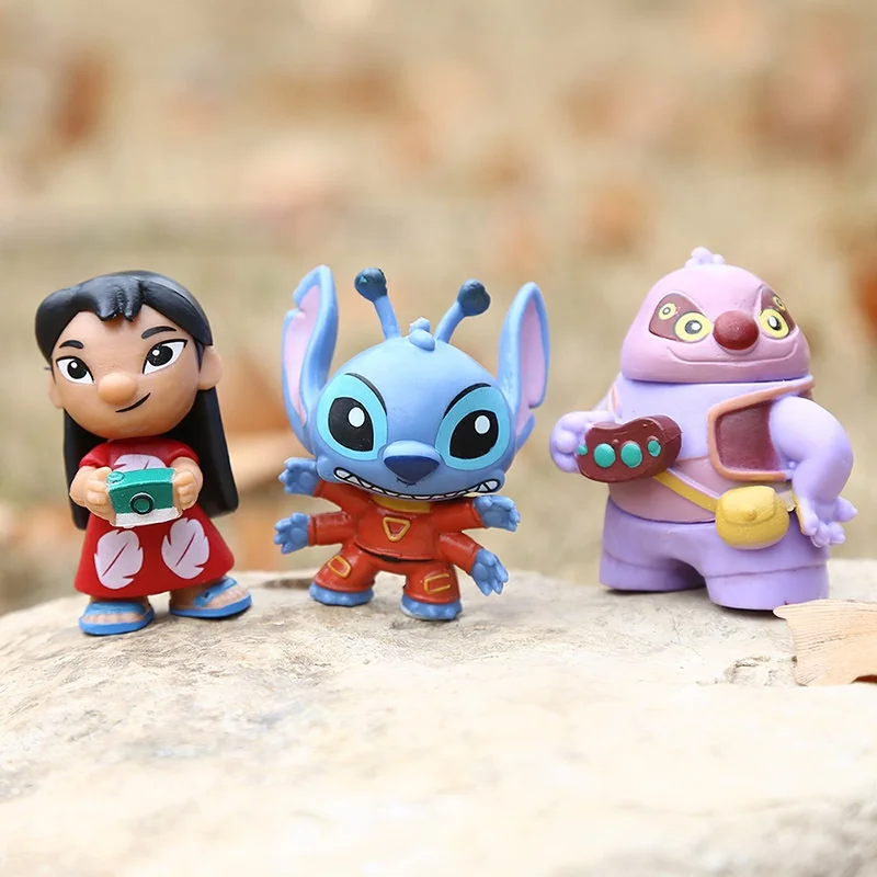 Nowy ścieg figurki Anime figurka tajemnicze pudełko z niespodzianką ścieg kreatywny pulpit samochód ciasto dekoracyjna figurka zabawki dla dzieci prezent