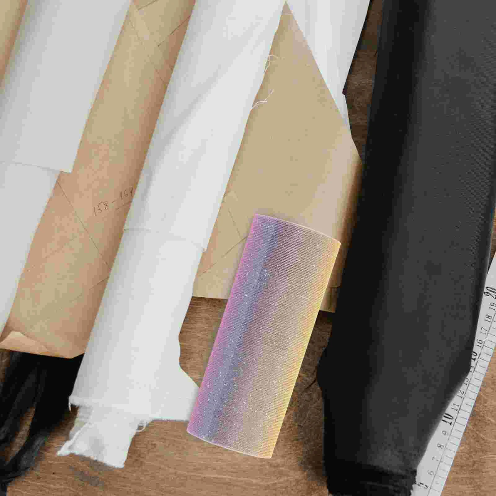 

6 Inch 10 Yard Rainbow Gradient Mesh Fabric Tulle Netting Rolls for Kids Gifts Flower Bouquet Wrapping Decorative Ribbons