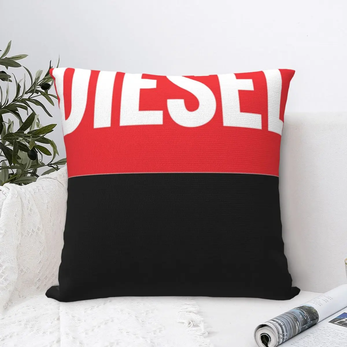 Diesel Bran Logo Essential Pillowcase Pillows Cover Cushion Comfort Throw Pillow Sofa Decorative Cushions Used for Home Bedroom