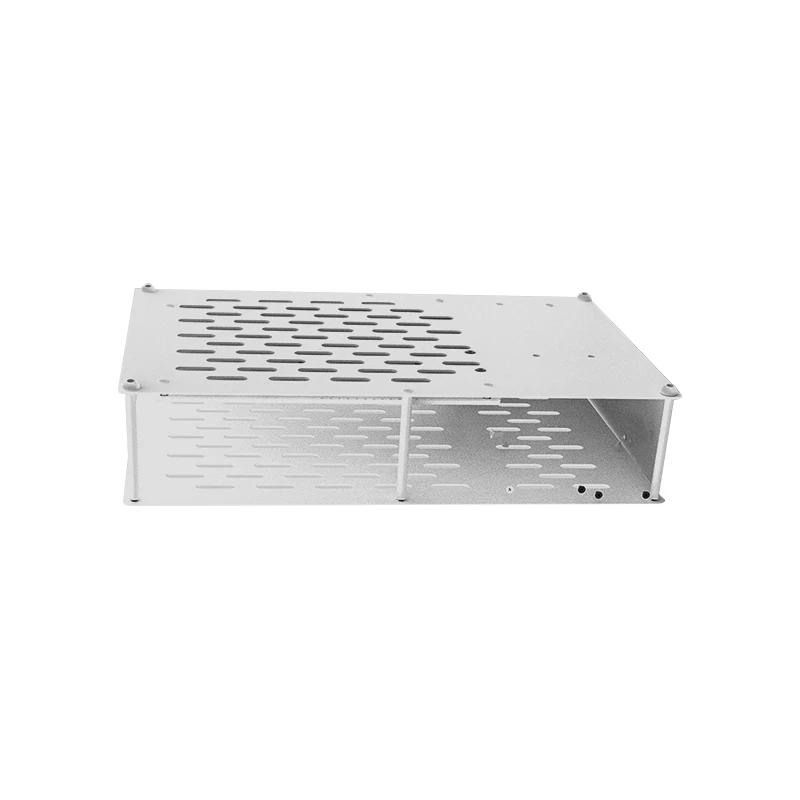 A3 Mini External PC Case Mini-ITX Gaming Computer Chassis Vertical/Horizontal Desktop Acrylic Frame Supports 2.5-inch 7mm SSD