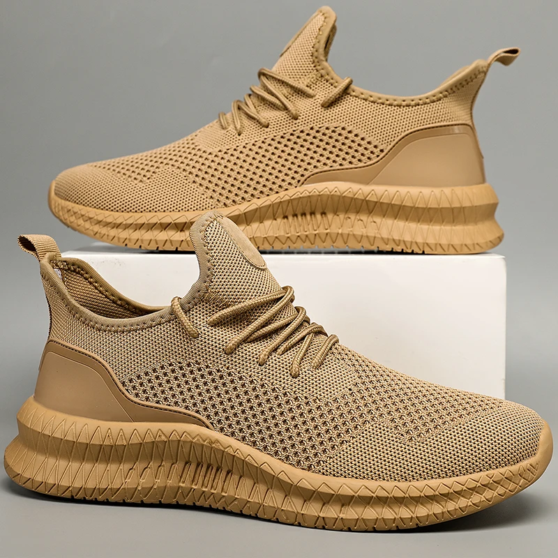 Zapatos Deportivos para Hombre Ligeros y Transpirables de Malla Plana - imagen 4
