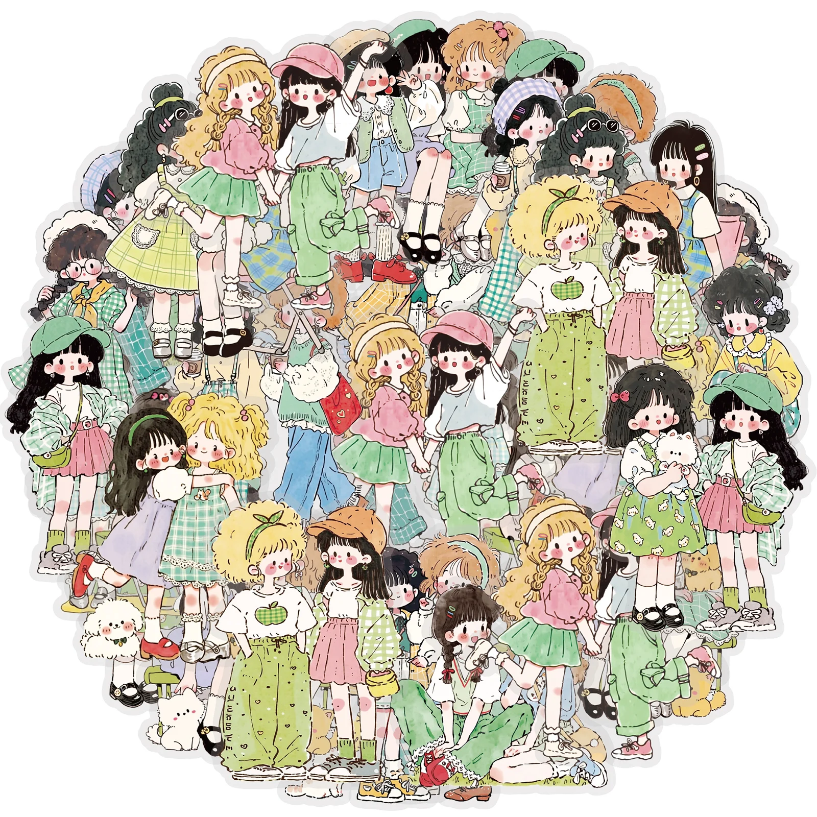 Japanese Daily Lifestyle - Etori Life Pegatinas de diario para