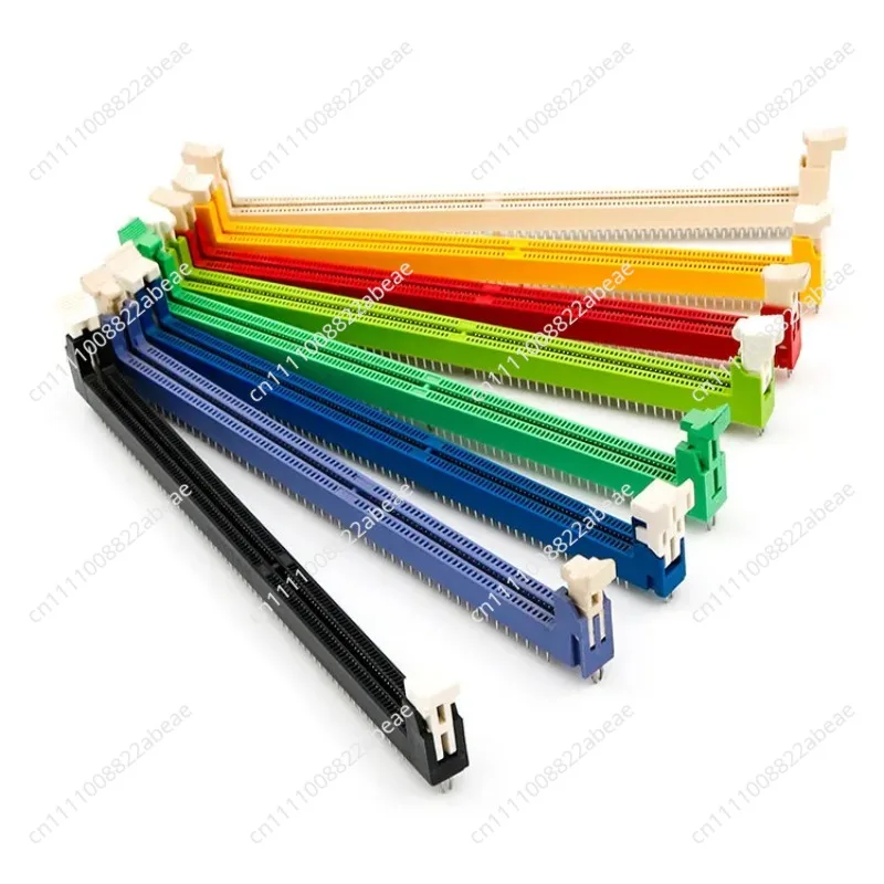 Desktop main board DDR1/DDR2/DDR3/DDR4 memory slot, random color delivery2 pieces