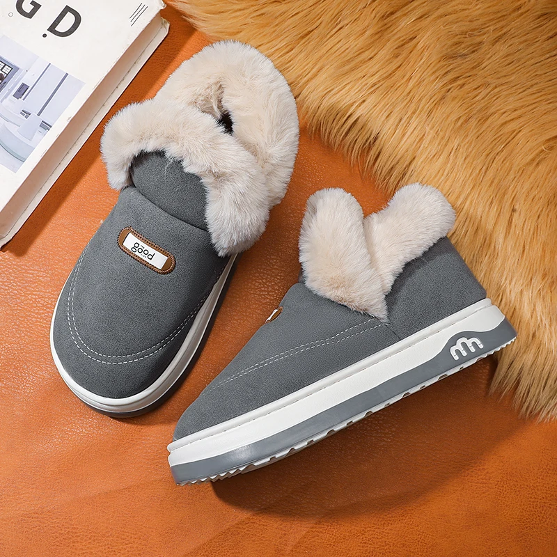 メンズカジュアルスノーブーツ冬豪華な暖かい快適さ軽いファッション厚いソール滑り止め耐摩耗性アウトドアカジュアルコットンブーツ