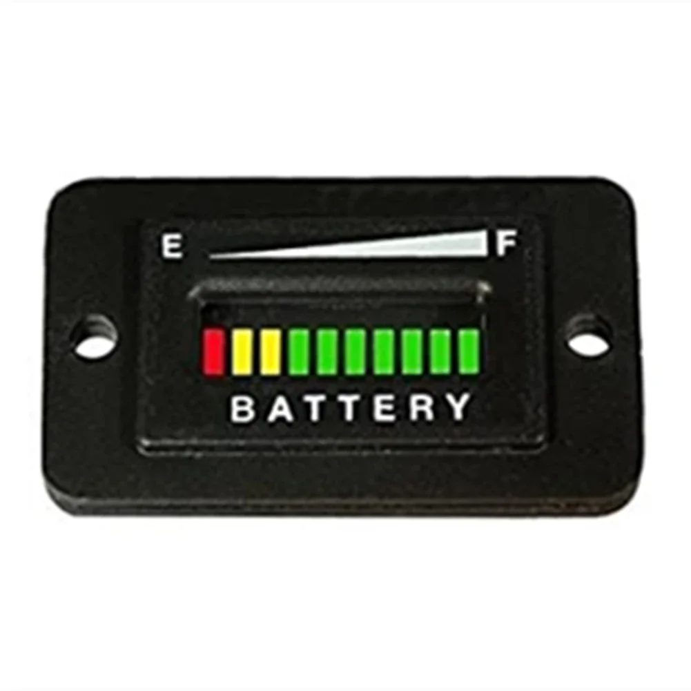 

48 Volt Battery Indicator Accessories Battery Meter Gauge Black Golf Cart LED Parts Spare Practical High Quality