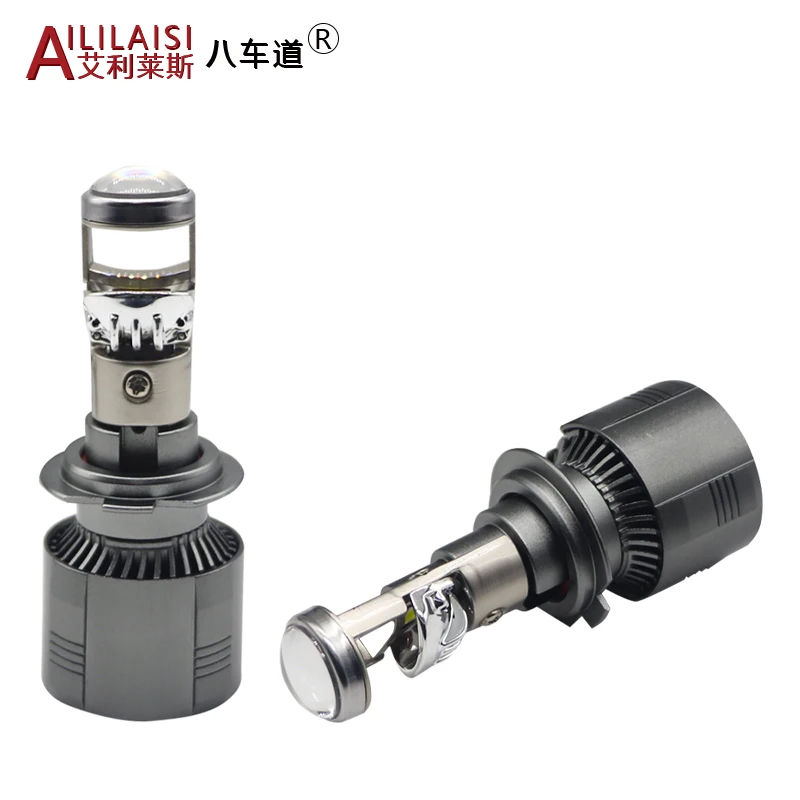 Super Bright H4 LED Bulb Projector Headlight Lens Universal Car Motorcycle H1 H3 880 881 H7 H8 H11 H13 New Condition