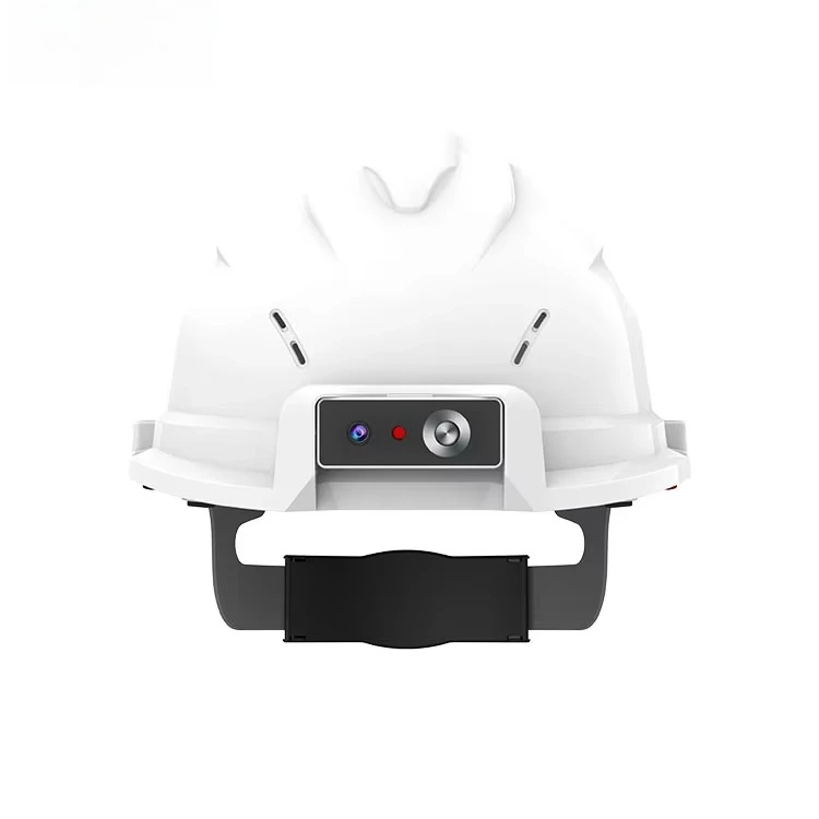Warehouse Logistics Management Smart Safety Helmet  Tracking AI Voice BT5.0 Android10 5000mAh Battery ABS Material