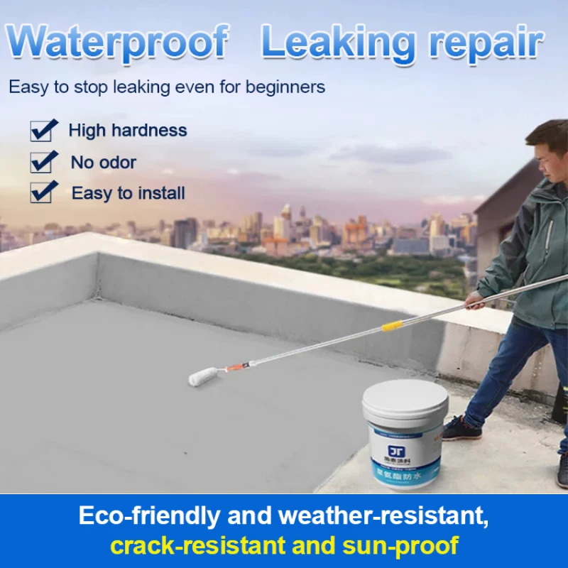 【Roof Crack Waterproof Coating】Leak Repair Sealant - High-Elasticity Waterproof Paint for Roof Cracks Long-Lasting Protection image 3