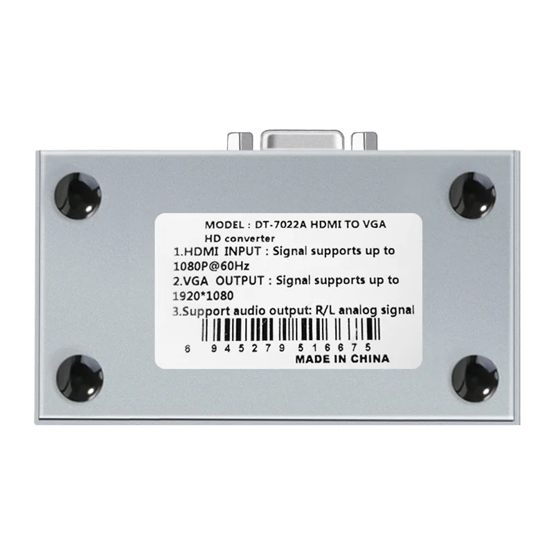 

DTECH Mini HD 1080p Передача аудио и видеосигнала Конвертер HDMI в VGA Адаптер HDMI в VGA с аудиовыходом
