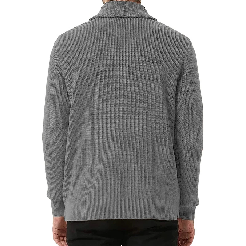 سترة رجالية غير رسمية بأزرار طية صدر ، سترة محبوكة ، معاطف كلاسيكية ، سترات بالأزرار أحادية اللون ، ملابس تريكو ، خريف ، شتاء ، عصرية ،