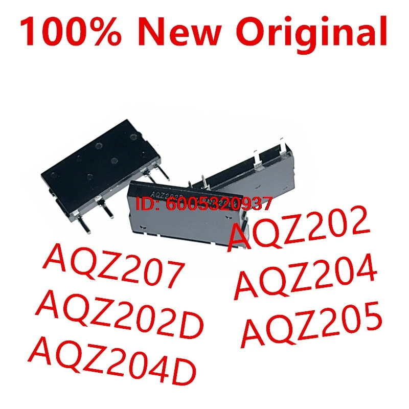 2piece  AQZ202D 、AQZ202 、AQZ204D 、AQZ204 、AQZ205 、AQZ207 、AQZ404  New power solid-state relay