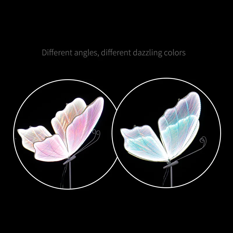 Immersive Wedding Butterfly Installation Modern Romantic Backdrop LED Butterfly Decor Emotional Atmosphere Party Stage Lights.