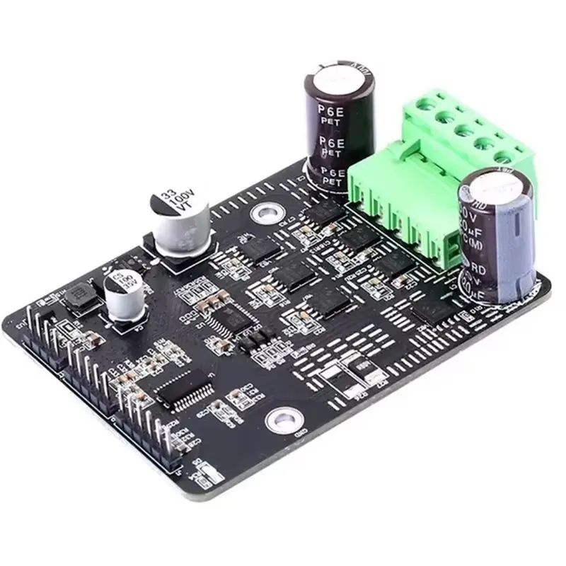 AT82-BLDC Three Phase DC Brushless Motor Controller PWM 1600W High Power DC 6-80V Motor Driver Board Motor Regulator