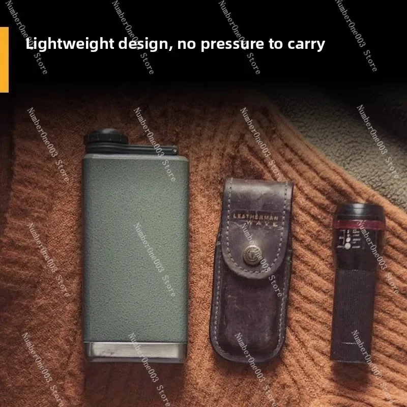 قارورة الورك الصغيرة المحمولة مع قمع زجاجة الخمور جيب خمر للاستخدام في الهواء الطلق #3