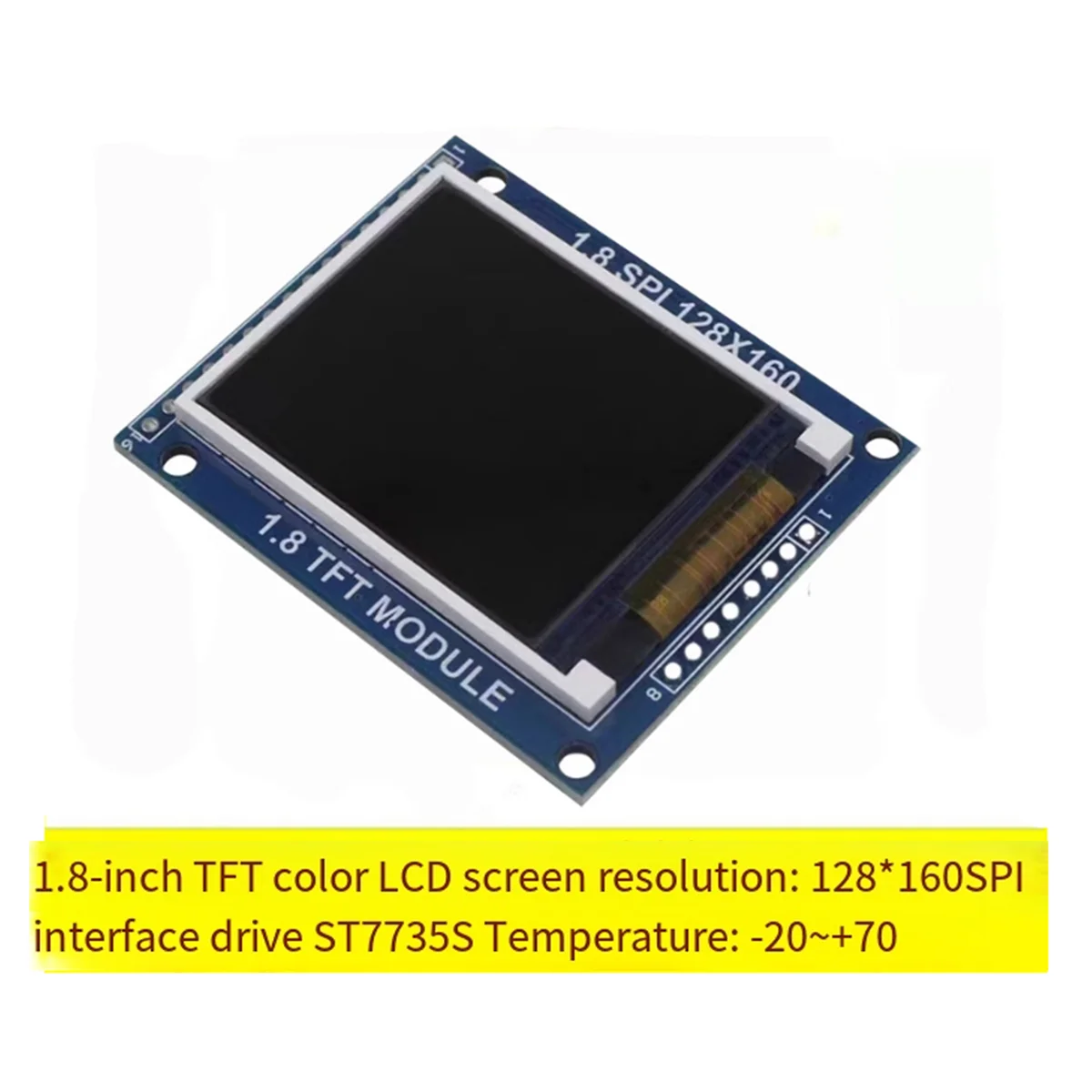 X61A_TFT Módulo LCD de 1,8 polegadas Módulo de tela colorida de interface serial SPI