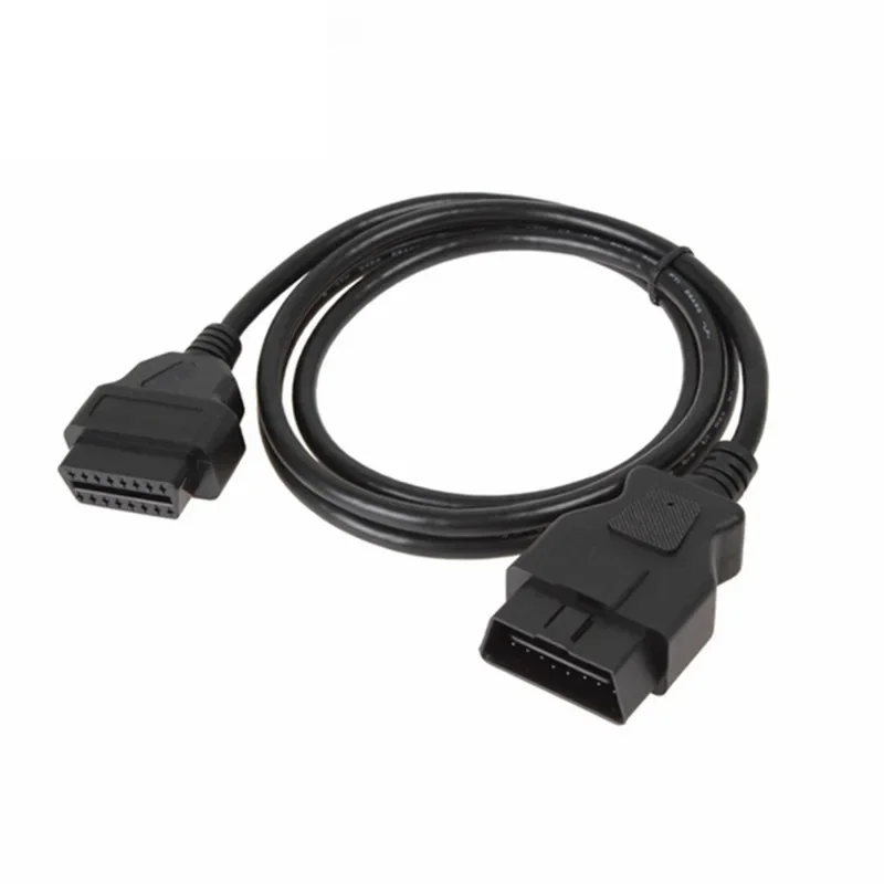 

High Quality Male to Female Connector 16PIN OBD OBD2 Car Diagnostic For ELM327 OBDII 16PIN Cable 1.5M 150CM 30CM Extension