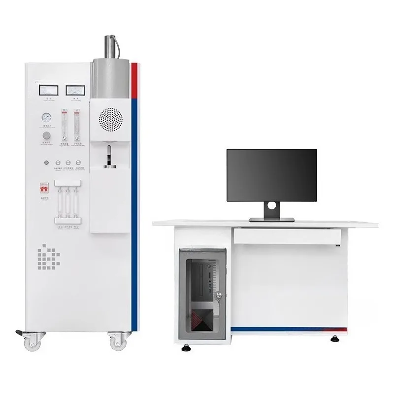 Analisador de carbono e enxofre, analisador totalmente automático de cinco elementos