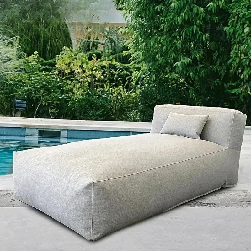Quality Cotton Linen Outdoor Bean Bag Cover SF478【No Filler ! Need To Buy Filler By Yourself !】
