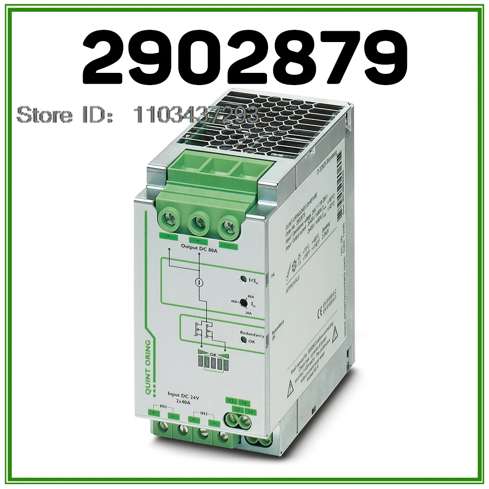 

For Phoenix Redundancy Module QUINT-ORING/24DC/2X40/1X80 2902879