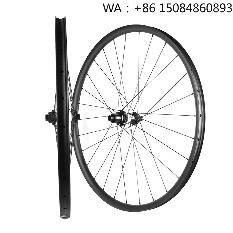 

29 Inch MTB Carbon Wheels, hookless carbon fiber rim with 350 hub and Sapim spokes, high-end off-road bike wheel set