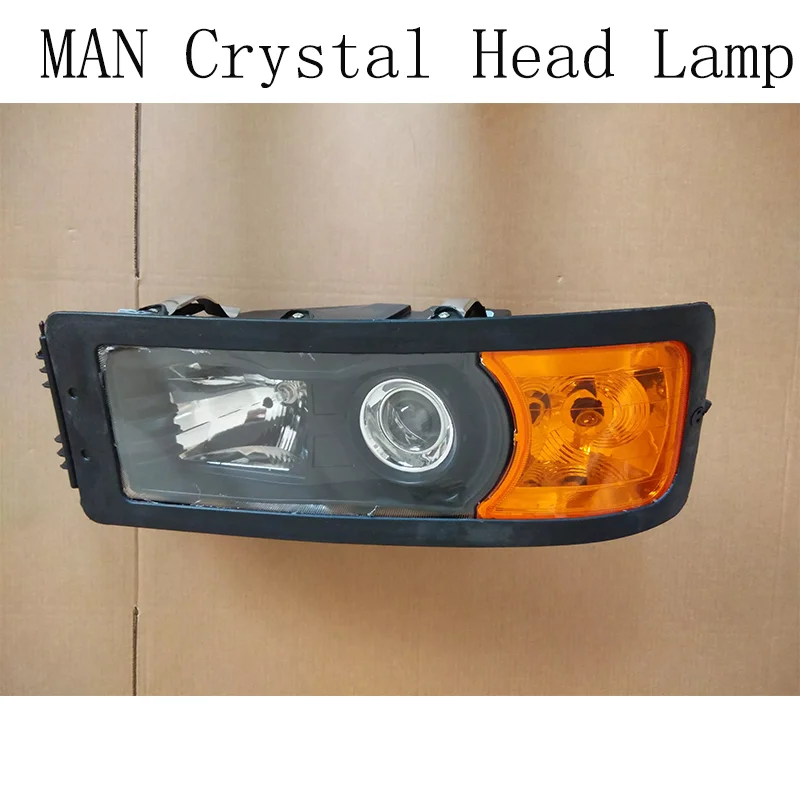 Dla mężczyzny lampa czołowa kryształowe przednie światła 9100726030 9100726020 HC-T-6001-1 F2000 europejskie części karoserii