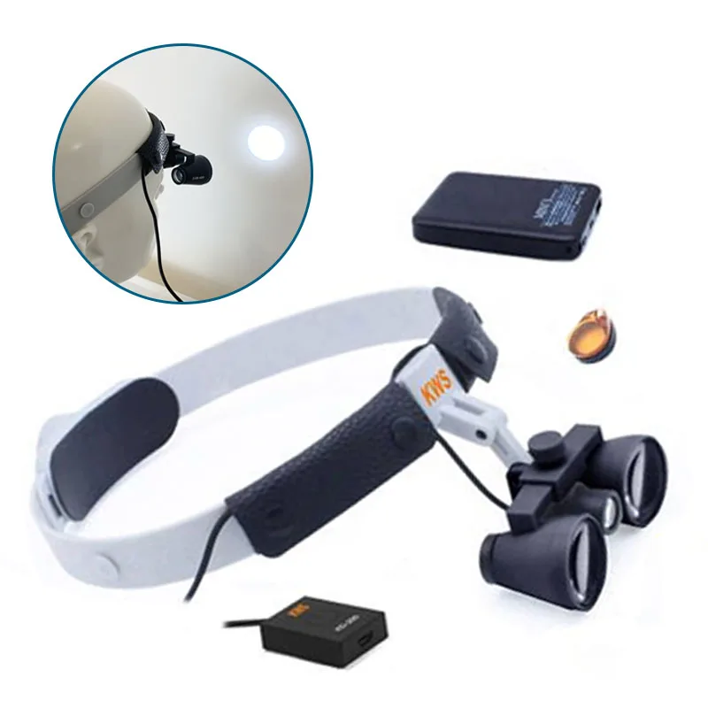 

2.5X 3.5X Medical Magnifier All-in-one Illuminating Loupe Dental Headband Loupes