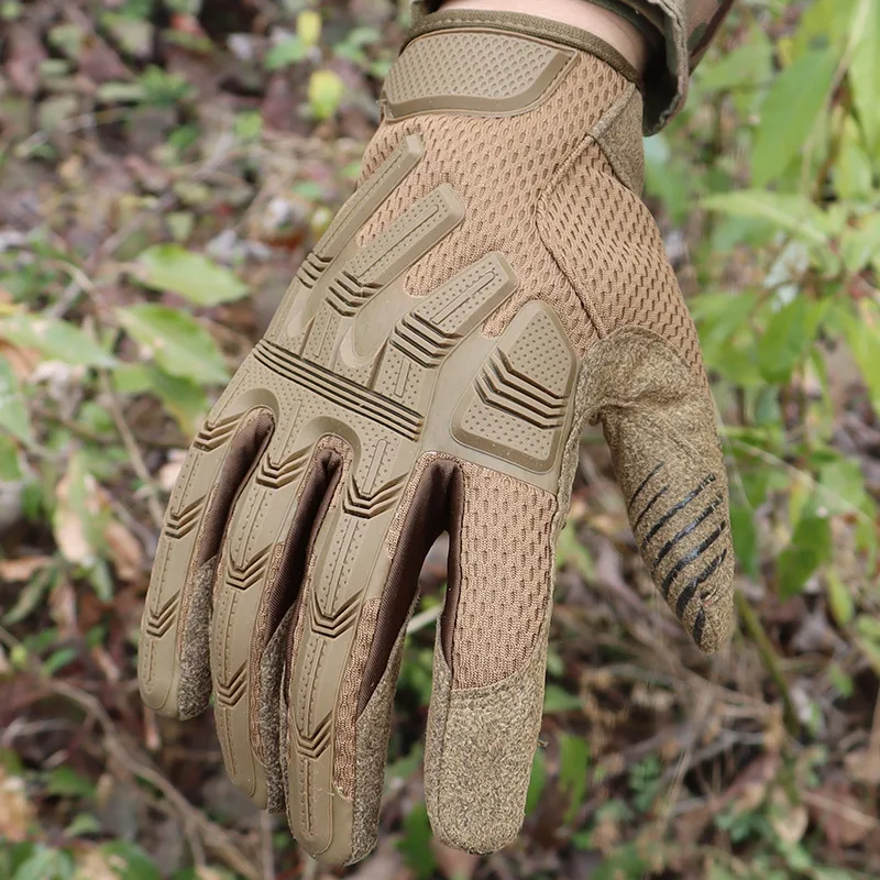 Touch Sceen Taktische Handschuhe männer Paintball Schießen Airsoft Kampf Fahrrad Gummi Schutz Anti-Skid Voll Finger Handschuhe Frauen – Detail 7
