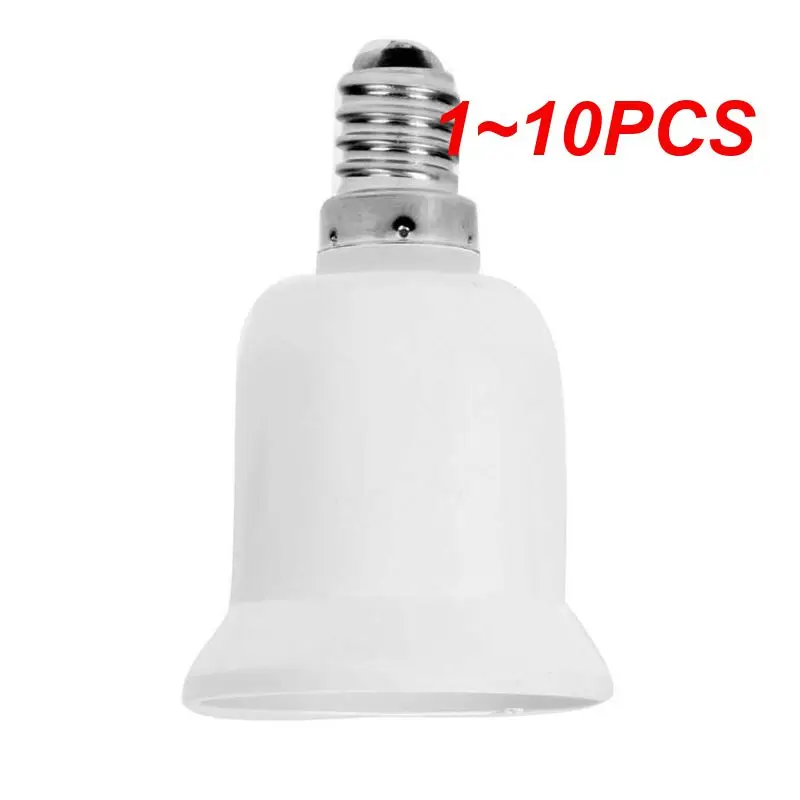 

1~10PCS Converter E14 TO E27 Adapter Conversion Socket Fireproof Socket Lamp Holder High Quality Material Fireproof Socket