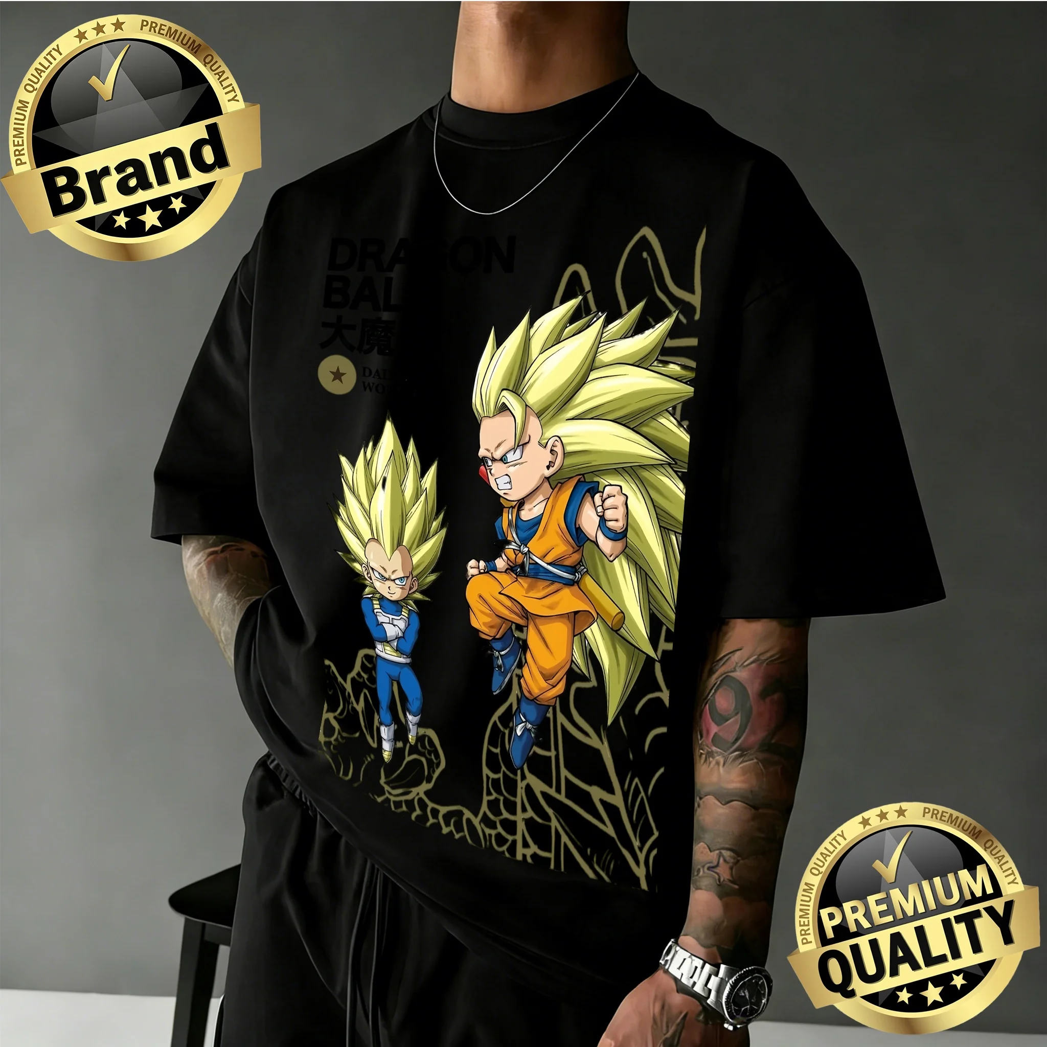 

Оригинальная футболка Dragon Ball, новинка лета 2026, женская рубашка из 100% хлопка, повседневная футболка для занятий спортом на открытом воздухе, мужские футболки для спортзала