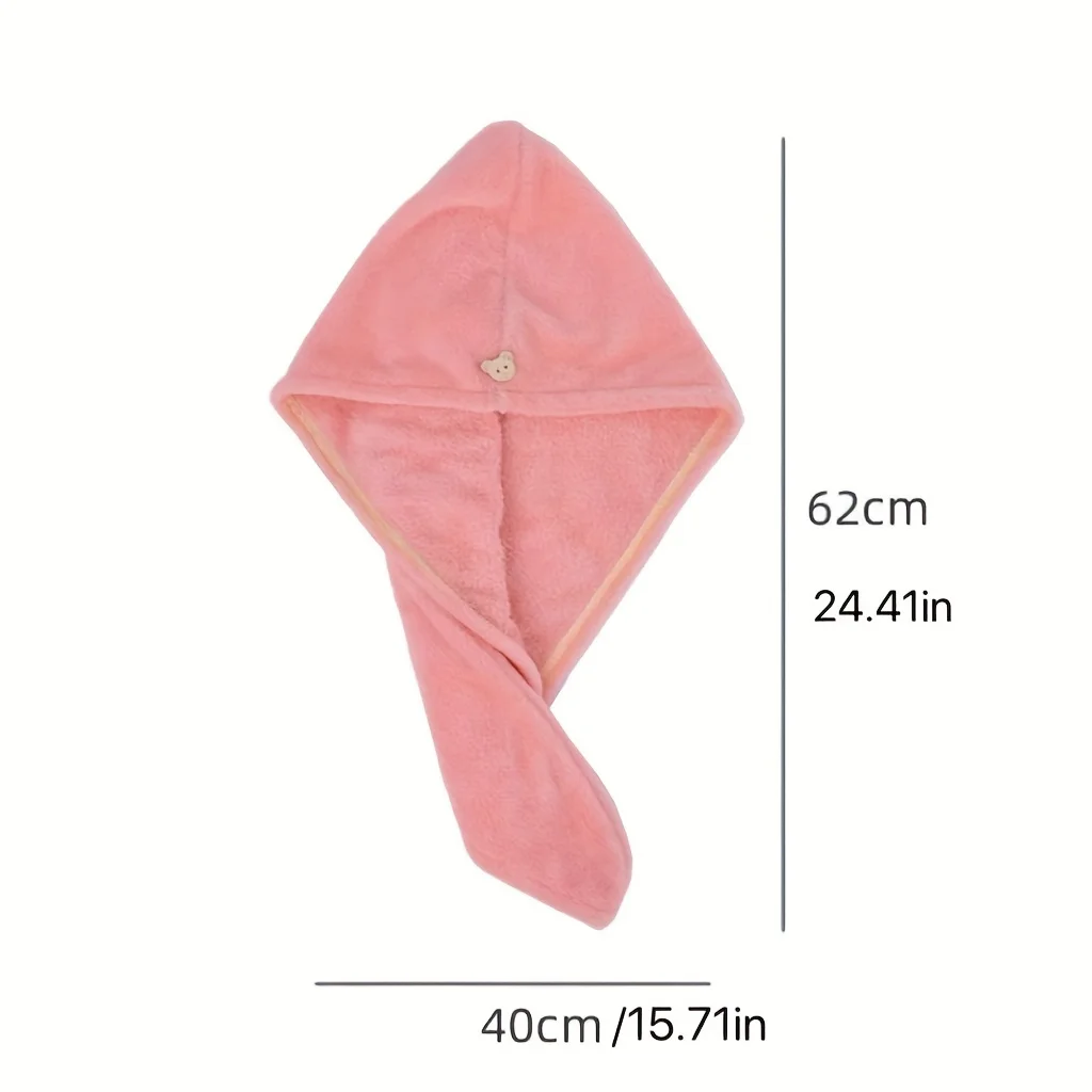 Twist Turban Shower  - Ultra-Soft, Super Water Absorbent, Quick Dry Turban for Womens Hair Drying - 1/2/4pcs Options with Soft S