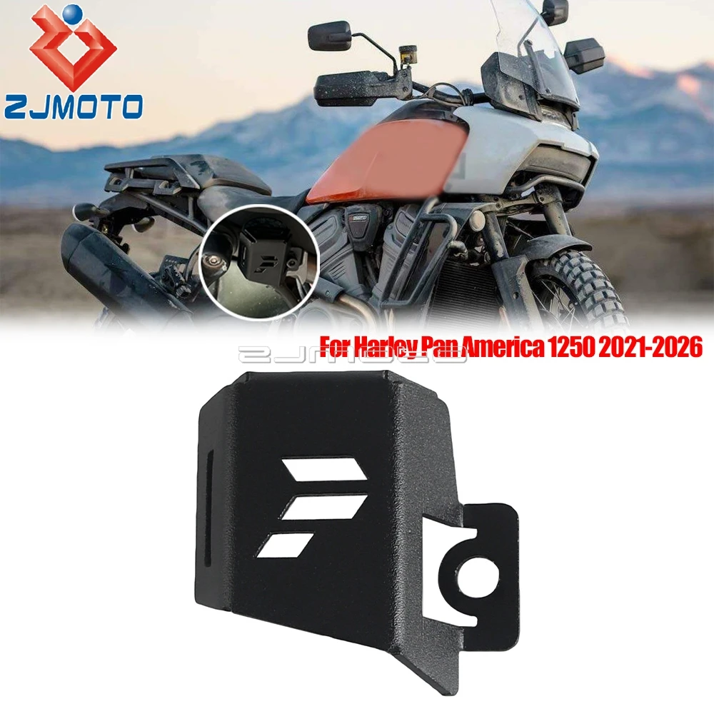 Rear Brake Fluid Reservoir Cover Guard Protection For Harley Pan America 1250 Special (G.I. Enthusiast Collection) RA1250S 22-23