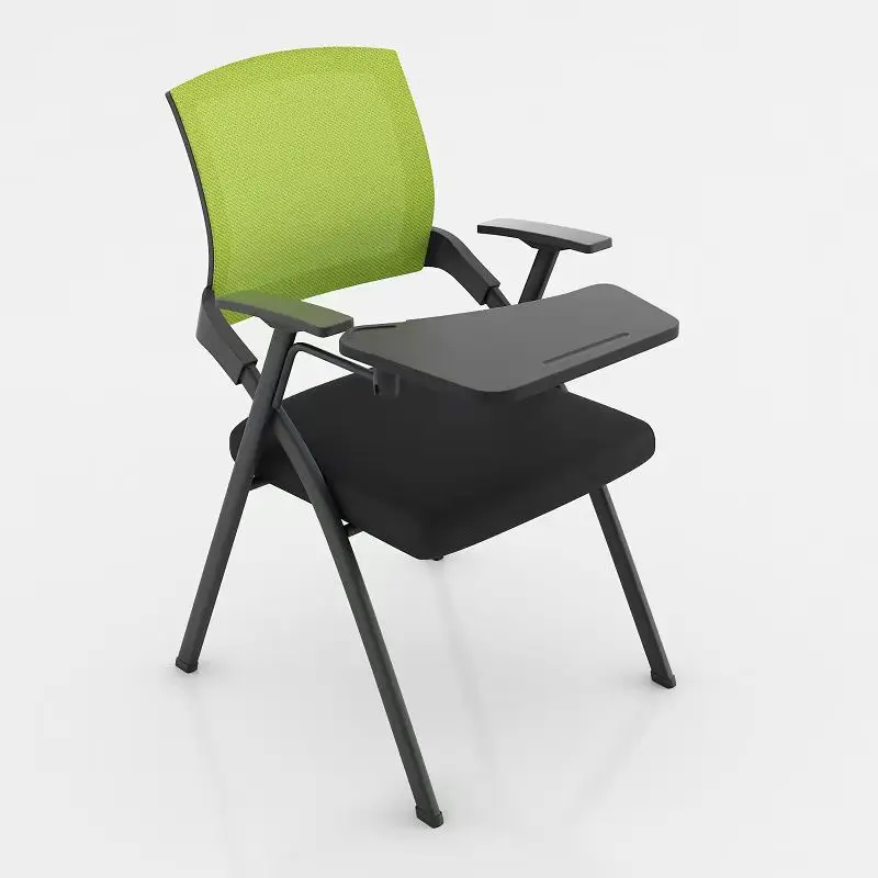 Hxl training chair with writing board - foldable negotiation, conference, and training all-in-one stool