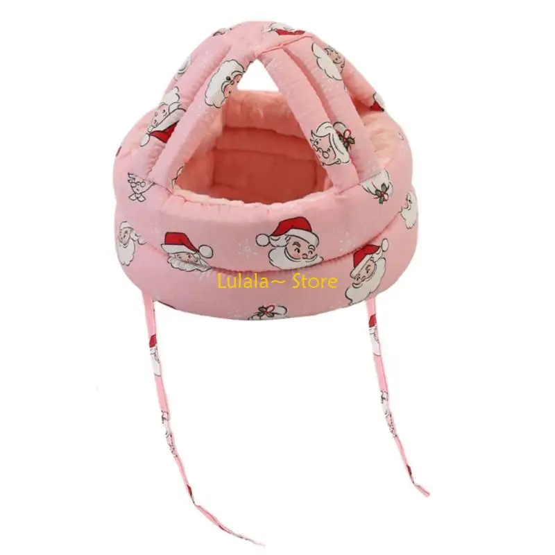 

Y4QA Защитная детская прогулочная шапка Детский шлем против столкновений Хлопок для безопасности