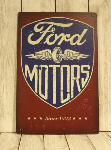 Motors Tin Metal Sign Auto Parts & Service Garage Racing Mechanic XZ