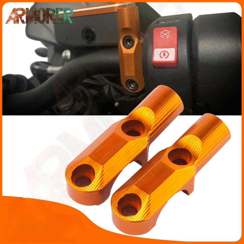 

For 890 ADVENTURE 890 ADV 890ADV 890adventure CNC Handlebar Mirror Mount Holder Bracket Clamp Motorcycle Accessories - 2022