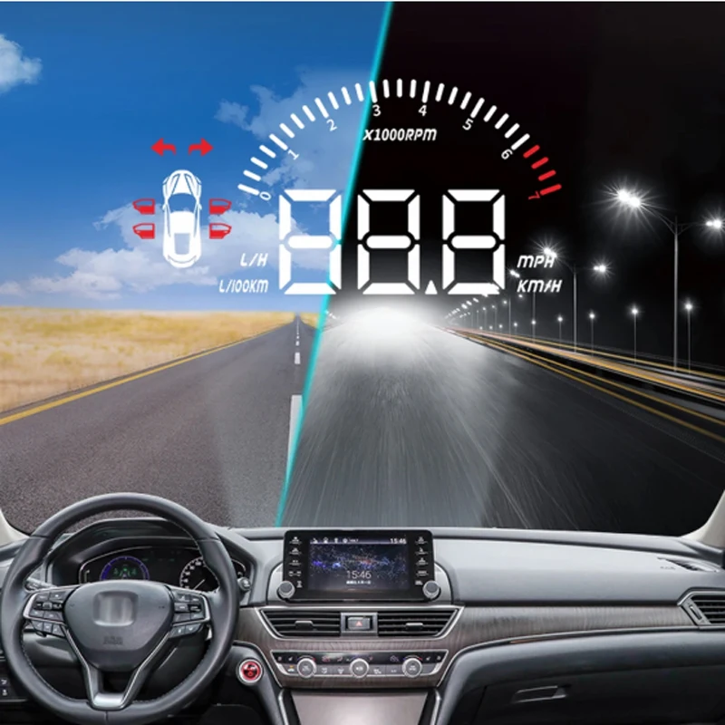 OEM Head Up Display HUD For Honda Accord INSPIRE 2018 2019 ~ 2021 Safe Driving Screen Alarm System Car Electronic Accessories