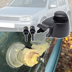 Car Rear Windshield Wiper Arm Blade Rocker Bolt Cover Cap Washer Jet Nozzles Set Accessories For VW Golf 4 MK4 1J 1997 - 2006