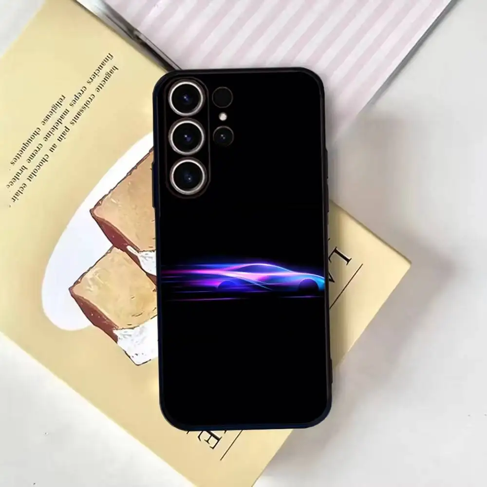حافظة هاتف لعبة R-Rocket L-League لهاتف سامسونج S25,24,21,22,23,30,Ultra,20,Plus,Fe,Lite,Note,10,9,Soft Black Cover