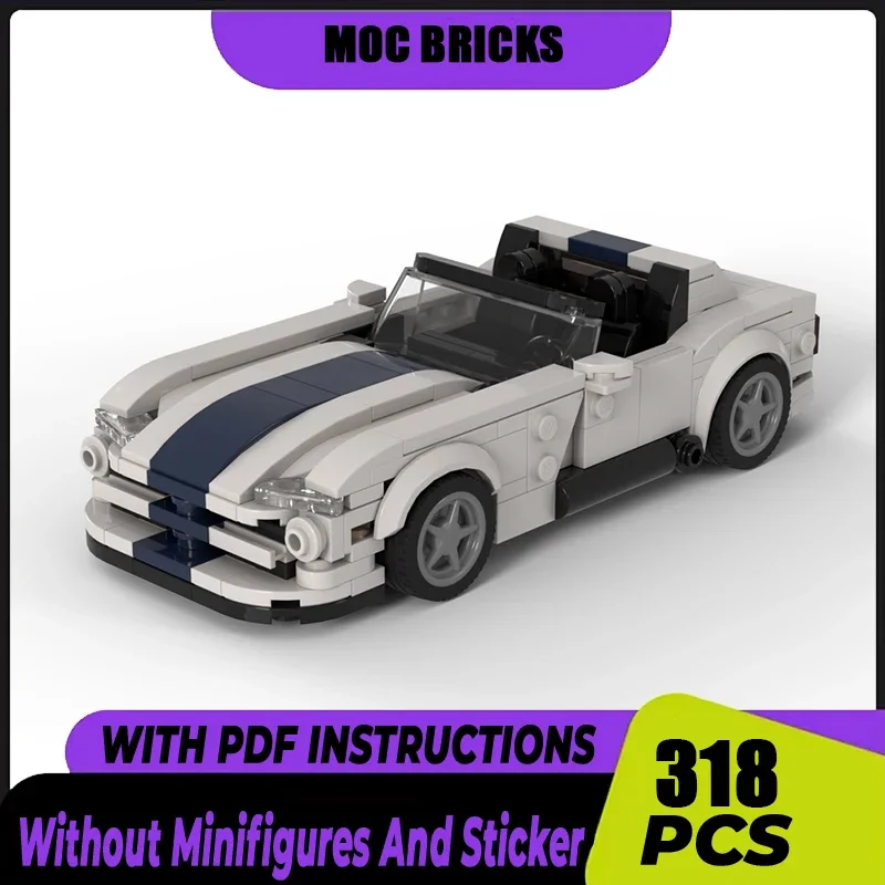 

RT/10 Champion Speed Cars Moc Строительные блоки Супер спортивный автомобиль Модель Кирпичи DIY Сборка Строительная игрушка Праздничные подарки