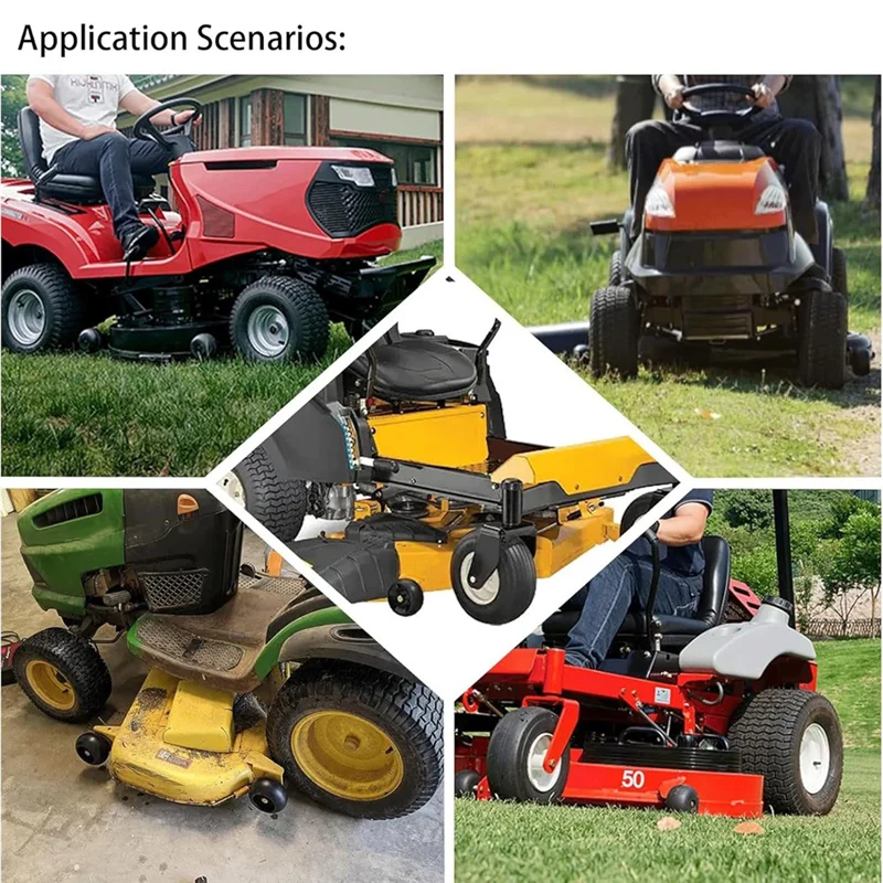 معظم-4 عبوات من مسامير العجلات وصواميل القفل 193406 لـ Cub Cadet Craftsman يستبدل 532193406 193406 137644 532137644