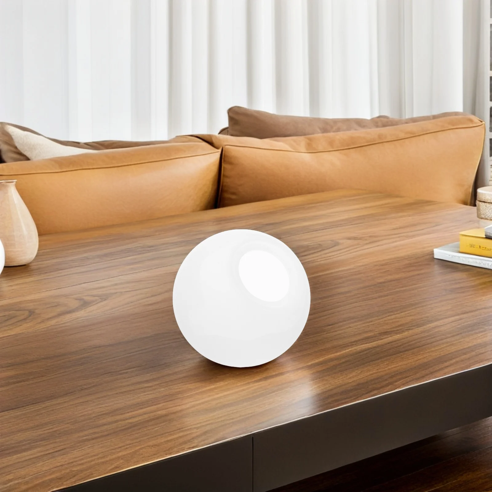 

25Cm Plastic Lampshade White Outdoor Globe Light Shade For Parks Commercial Areas Soft Illumination Durable Pe Replacement