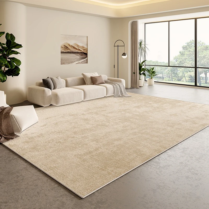 Abstract Irregular Dyed Carpet Easy Care Golden Bedroom Bedside Rugs Comfortable Huge Rug Luxury Decoration Living Room Carpets