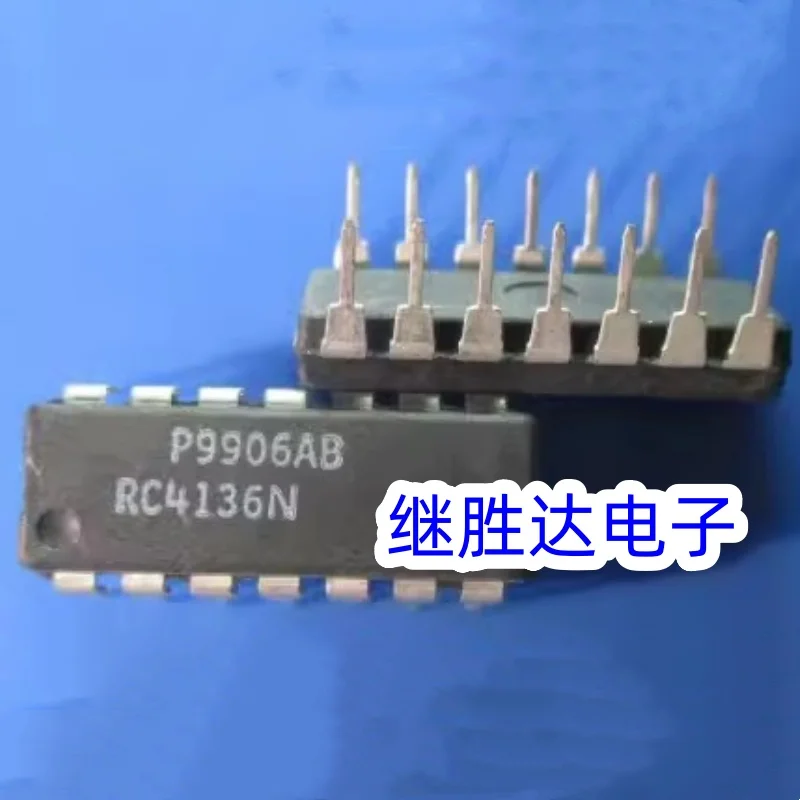 5PCS/lot RC4136N RC4136DB RC4136 DIP-14 In Stock