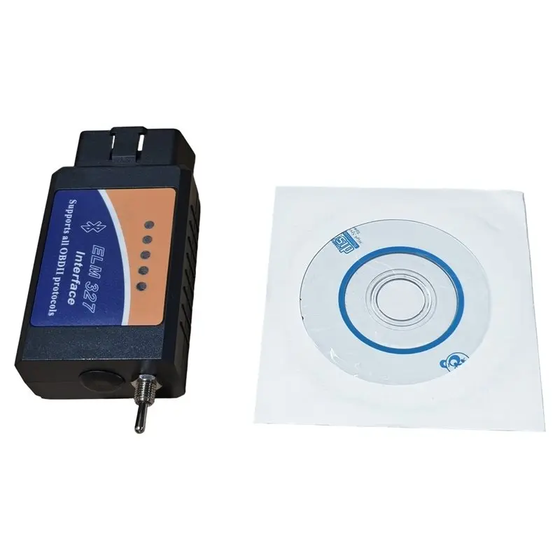OBD 2 ELM 327 Bluetooth For Ford Forscan ELM327 Switch Code Reader Scanner 25K80 Elmconfig Support-T61C
