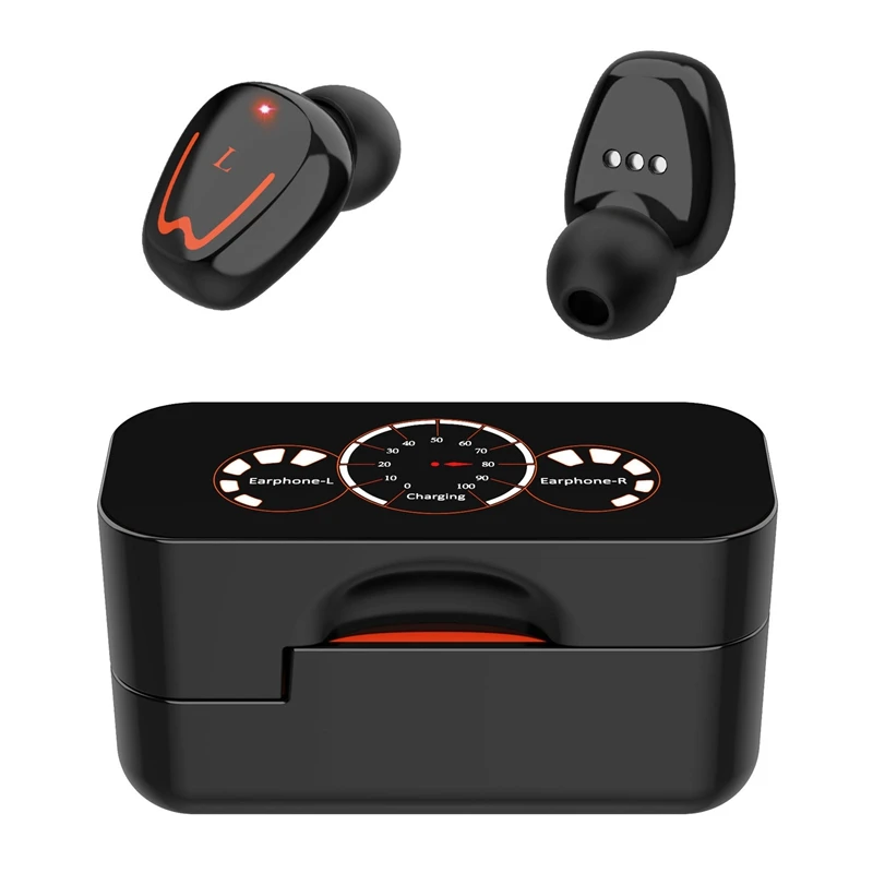 

Беспроводная бинауральная Bluetooth-гарнитура TWS с шумоподавлением 5.0, вращающаяся гарнитура